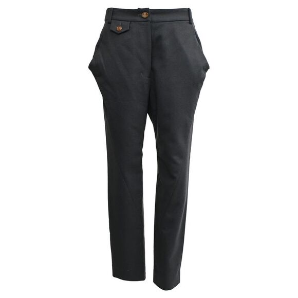 Vivienne Westwood Tapered Trousers in Black Wool